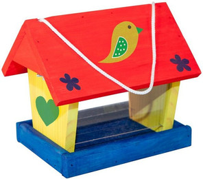 Produktbild von Windhager Vogelhaus Woodpecker Bausatz mit Farbset