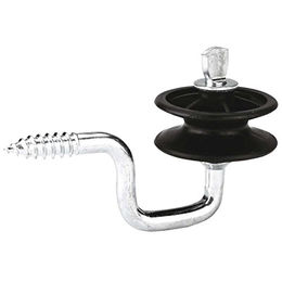 Winkelisolatoren für Draht und Schnur mit verzinkter Halterung 7 mm Ako (x25) – Bild 1 von 2