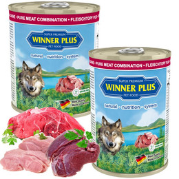 Produktbild von Winner Plus PUR Fleischtopf mit Rind, Lamm & Pute - 400 g