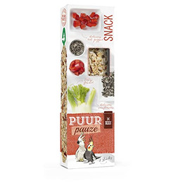 Produktbild von Witte Molen Puur Pauze Sticks Großsittich Fenchel & Paprika - 140 g