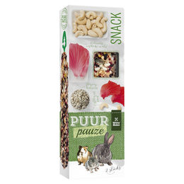 Produktbild von Witte Molen Puur Pauze Sticks Hibiskus & Cashewnüsse - 2 x 110 g