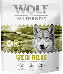 Produktbild von Wolf of Wilderness Adult "Green Fields" Lamm - getreidefrei - 1 kg: neue Rezeptur