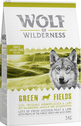 Produktbild von Wolf of Wilderness Adult "Green Fields" Lamm - getreidefrei - 5 kg