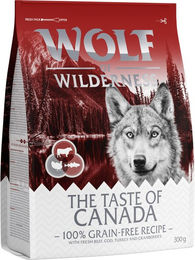 Produktbild von Wolf of Wilderness Canadian Woodlands - Rind, Pute, Fisch - 300 g