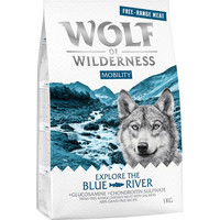 Produktbild von Wolf of Wilderness Explore The Blue River Mobility Freilandhuhn & Lachs - 5 x 1 kg