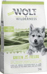 Produktbild von Wolf of Wilderness Junior "Green Fields" Lamm - getreidefrei - 5 kg