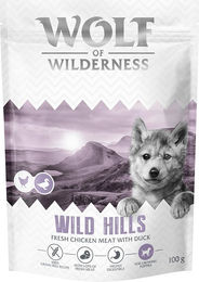 Produktbild von Wolf of Wilderness Probierbeutel - getreidefrei - JUNIOR Wild Hills - Ente (100 g)