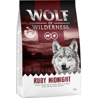 Produktbild von Wolf of Wilderness Ruby Midnight Rind & Kaninchen - 5 x 1 kg