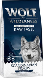 Produktbild von Wolf of Wilderness Scandinavian Fjords Rentier, Huhn & Lachs - 1 kg