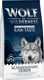 Produktbild von Wolf of Wilderness Scandinavian Fjords Rentier, Huhn & Lachs - 1 kg