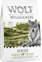 Produktbild von Wolf of Wilderness Senior Green Fields Lamm - 5 x 1 kg