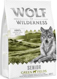 Produktbild von Wolf of Wilderness SENIOR Green Fields Lamm getreidefrei - 400 g