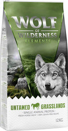 Produktbild von Wolf of Wilderness Sensitiv Untamed Grasslands Pferd - 2 x 12 kg