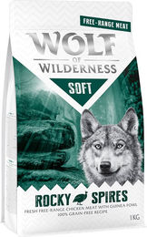 Produktbild von Wolf of Wilderness Soft Rocky Spires Freiland-Huhn & Perlhuhn - 1 kg