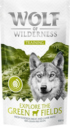 Produktbild von Wolf of Wilderness Training “Explore the Green Fields" Huhn & Lamm - 3 x 100 g
