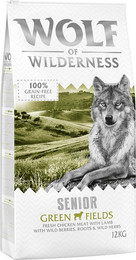 Produktbild von Wolf of Wilderness Trockenfutter Senior Green Fields Lamm - 2 x 12 kg