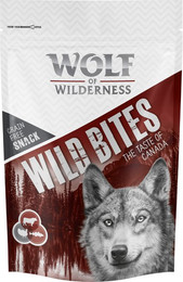 Produktbild von Wolf of Wilderness Wild Bites Snack The Taste of Canada Rind, Pute, Kabeljau - 3 x 180 g