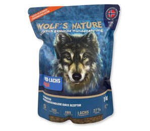 Produktbild von Wolf's Nature Junior Fjord-Lachs 1 kg (MHD:07/26)