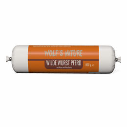 Produktbild von Wolf's Nature Wilde Wurst Pferd mit Hirse und Rote Beete 800 g