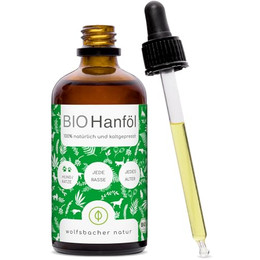 Produktbild von Wolfsbacher Natur Bio Hanföl - 100 ml