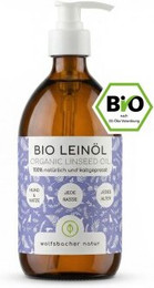 Produktbild von Wolfsbacher Natur Bio Leinöl - 500 ml
