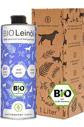 Produktbild von Wolfsbacher Natur Bio Leinöl - 1 l