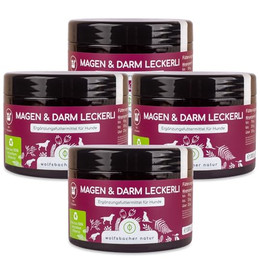 Produktbild von Wolfsbacher Natur Magen & Darm Leckerli - 4 x 300 g