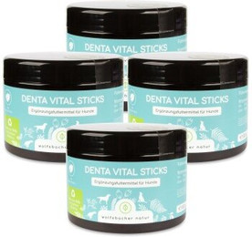 Produktbild von Wolfsbacher Natur Zahnpflege-Snacks für Hunde - 4 x 300 g