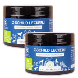 Produktbild von Wolfsbacher Z-Schild Snack für Hunde - 2 x 300 g