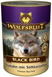 Produktbild von WOLFSBLUT Adult Black Bird Truthahn mit Süßkartoffeln - 6 x 395 g