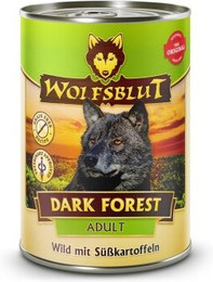 Produktbild von WOLFSBLUT Adult Dark Forest Wild mit Süßkartoffel - 6 x 395 g