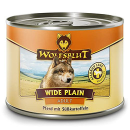 Produktbild von Wolfsblut Adult Wide Plain Pferd mit Süßkartoffeln Nassfutter