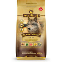Produktbild von Wolfsblut Adult Wild Duck & Turkey Hundetrockenfutter - 2 x 12,5 kg