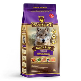Produktbild von Wolfsblut Black Bird Senior Trockenfutter Truthahn - 3 x 2 kg