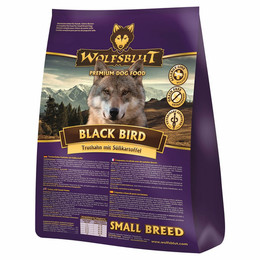 Produktbild von Wolfsblut Black Bird Small Breed Truthahn mit Süßkartoffel - 2 x 7,5 kg