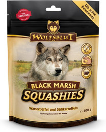Produktbild von Wolfsblut Black Marsh Squashies Hundesnack mit Wasserbüffel und Süßkartoffeln - 6 x 300 g
