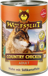 Produktbild von Wolfsblut Country Chicken Adult 12x395g
