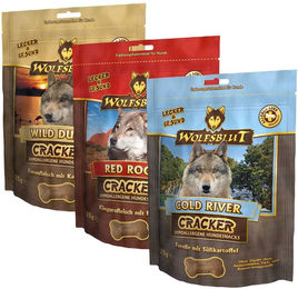 Produktbild von Wolfsblut Cracker Probierpaket 3x225g
