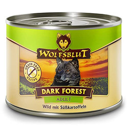 Produktbild von Wolfsblut Dark Forest Adult Wild mit Süßkartoffel - 6 x 200 g
