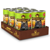 Produktbild von Wolfsblut Dark Forest Hundenassfutter Wild & Süßkartoffel - 6 x 395 g