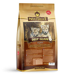 Produktbild von Wolfsblut Deep Glade Puppy Hundetrockenfutter mit Rothirsch und Wasserbüffel - 12,5 kg