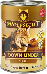 Produktbild von Wolfsblut Down Under Hundenassfutter Black Angus Rind & Kartoffel - 6 x 395 g