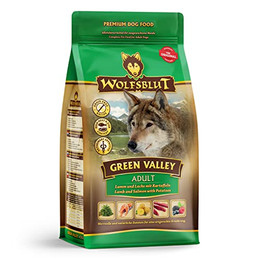 Produktbild von Wolfsblut Green Valley Adult Trockenfutter Lamm und Lachs - 4 x 500 g
