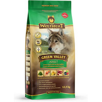 Produktbild von WOLFSBLUT Green Valley Lamm und Lachs mit Kartoffeln Hundetrockenfutter - 2 x 12,5 kg