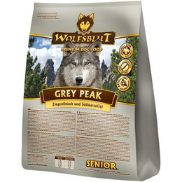 Produktbild von Wolfsblut Grey Peak Senior Hundetrockenfutter mit Ziegenfleisch - 2 x 12,5 kg
