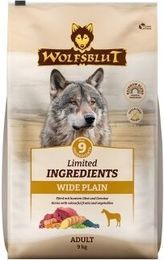 Produktbild von WOLFSBLUT Limited Ingredients Trockenfutter Hund, Adult, Wide Plain 2x9 kg