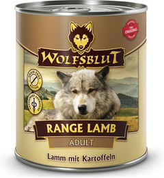 Produktbild von Wolfsblut Range Lamb Adult Nassfutter - 6 x 800 g