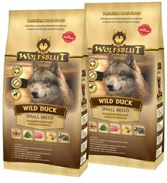 Produktbild von WOLFSBLUT Small Breed Wild Duck Entenfleisch mit Kartoffel - 2 x 2 kg