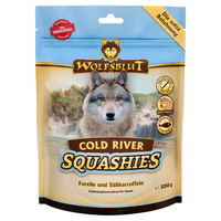 Produktbild von Wolfsblut Squashies Cold River Hundesnack mit Forelle und Süßkartoffel - 6 x 300 g