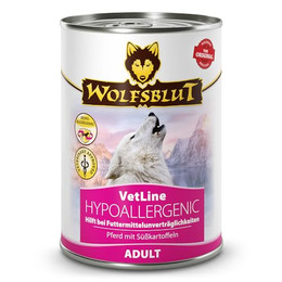 Produktbild von Wolfsblut VetLine Hypoallergenic Pferd Nassfutter - 6 x 395 g